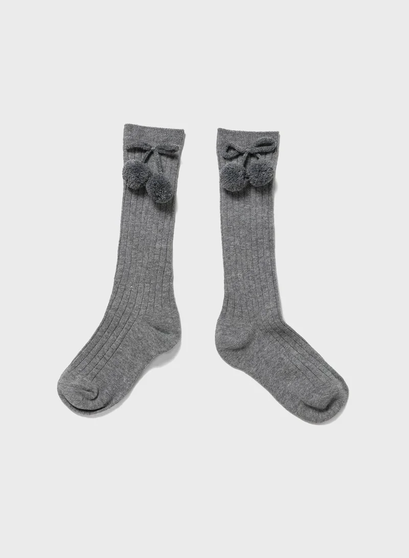 Zippy Kids Pompom Detail Socks