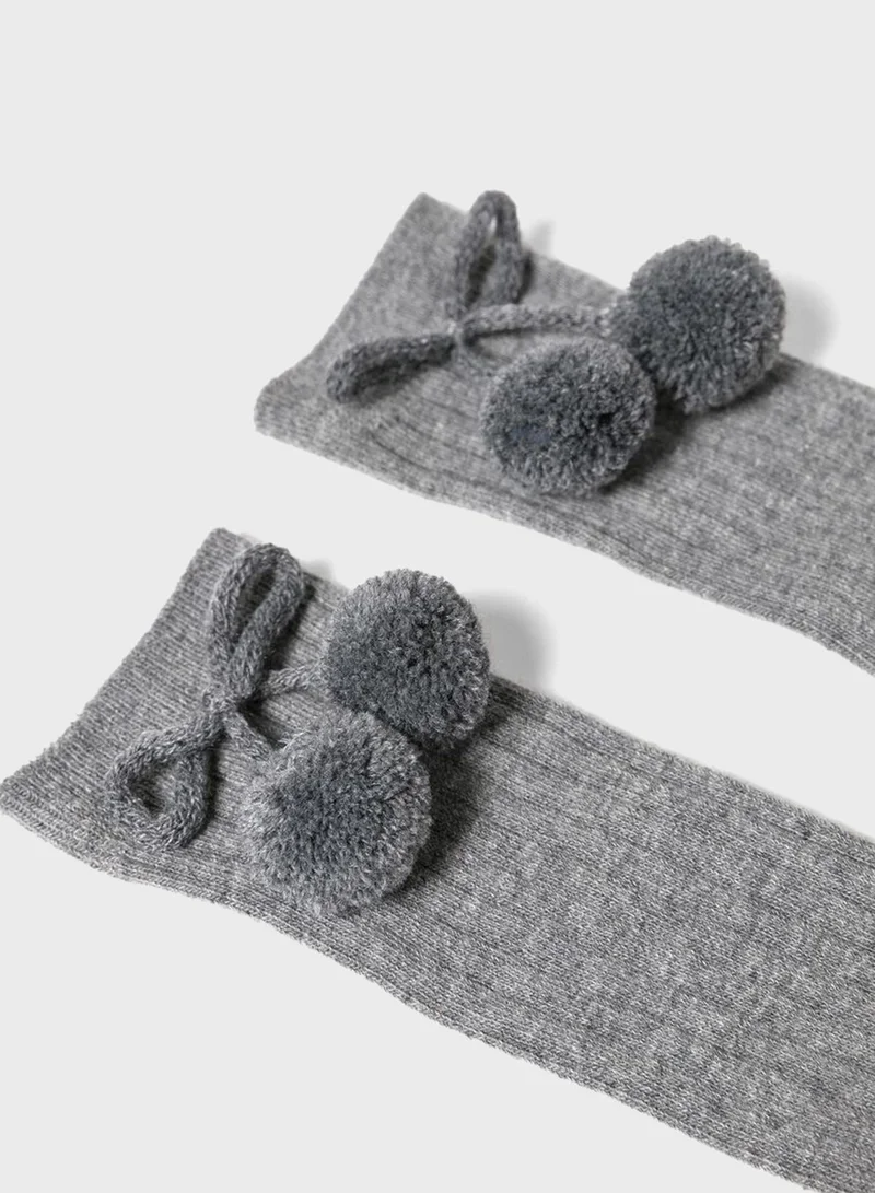 Zippy Kids Pompom Detail Socks
