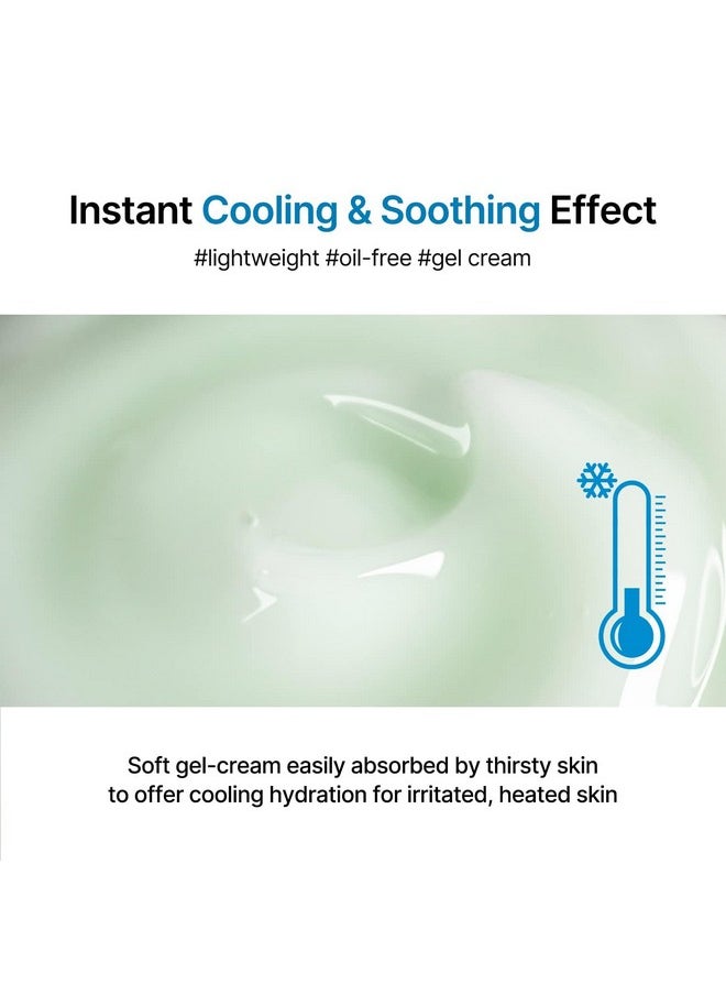 celimax celimax The Real Cica Soothing Cream | with Fresh Cica Extract, Oil Free, Hydrating, Moisturizing, Calming, Lightweight Gel Cream, 50ml  - Image 3