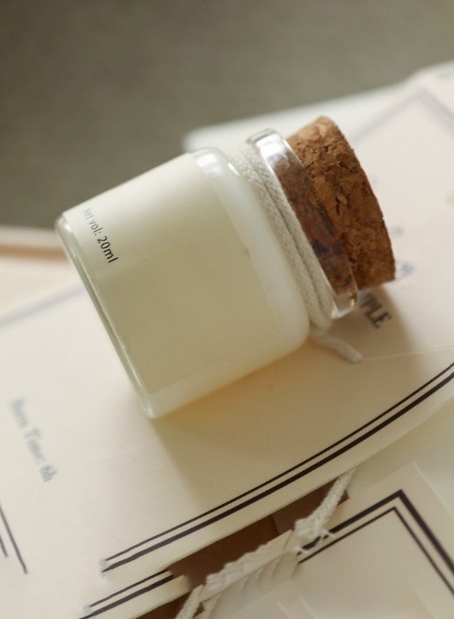 طقم هدايا شموع معطرة، شموع جرة صويا، شمعة علاج عطري، روائح متنوعة، هدايا تخفيف التوتر، 3 قطع - Image 5