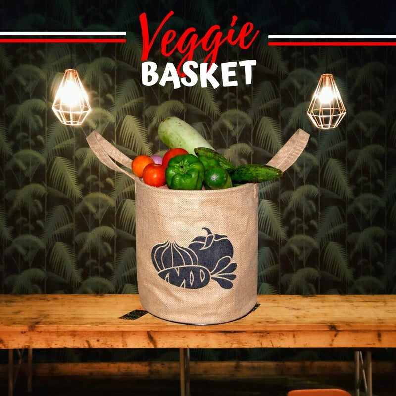 A&A Vegetable Jute Baskets For Storage - Natural & Biodegradable Jute (Beige) - Image 2