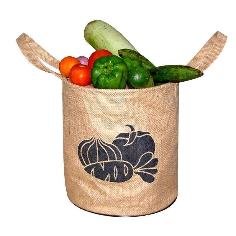 A&A Vegetable Jute Baskets For Storage - Natural & Biodegradable Jute (Beige) - Image 1