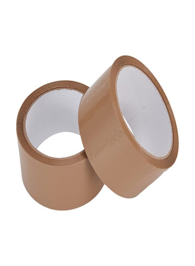 SVM Products شريط تغليف BOPP من منتجات SVM، 2 بوصة × 50 متر، لون بني فاتح (عبوة من قطعتين) - Image 1