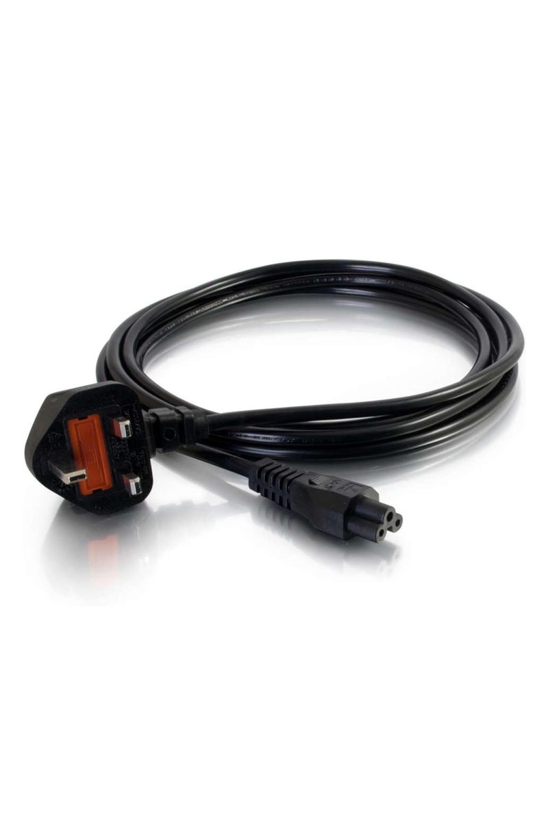 UK Plug to C5 Cloverleaf 3-Pin Laptop Power Cable – 1.5M Compatible - Image 2