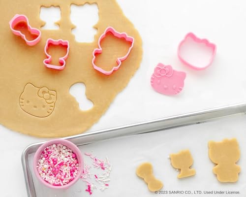 Handstand Kitchen Hello Kitty Ultimate Baking Party Set with Cupcake Mold, Cookie Cutters and More - Image 3