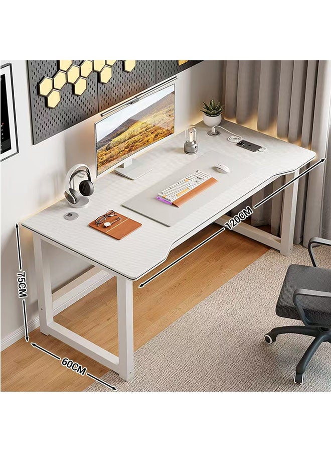 JCB CHIC Desktop Computer E-sports Table, Ergonomic Lage Gaming Table, Modern Computer Desk with  Metal Frame Office Table, Home Office Workstation, Space-saving, Easy to Assemble(120*60*74cm) - Image 2