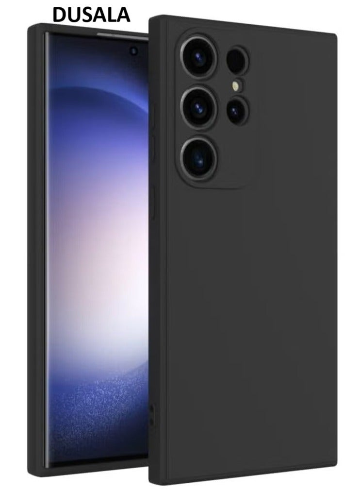 DUSALA Case for Samsung Galaxy S25 Ultra Soft Silicone Cover Shockproof Matte Finish Back Cover Inner Fabric Lining with Camera Protection Case for Galaxy S25 Ultra - Image 1