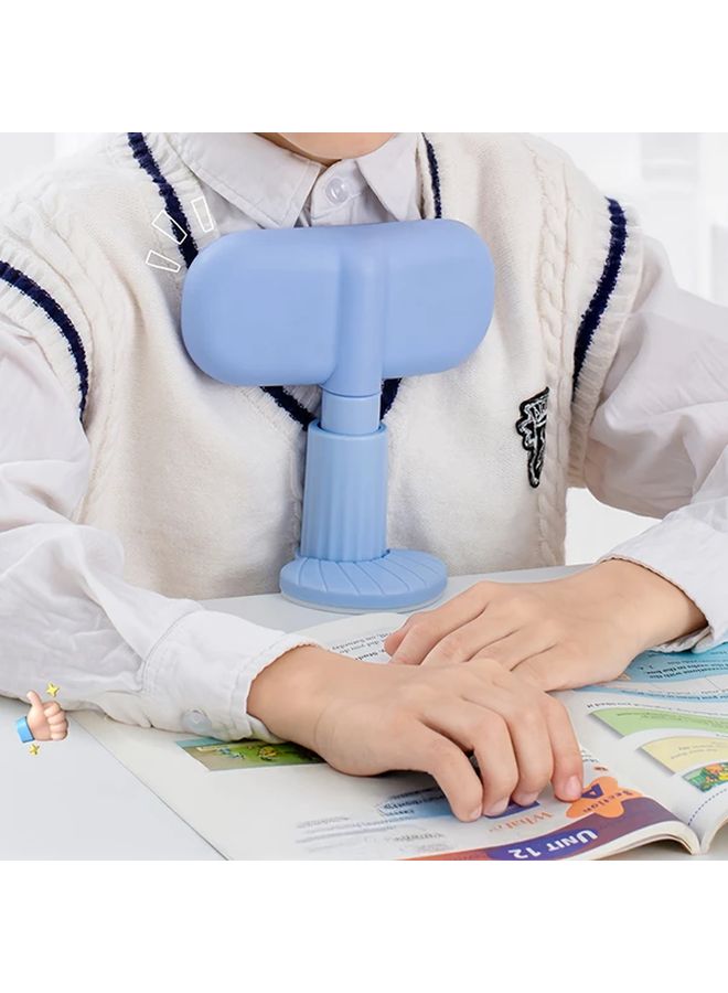 Blue Adjustable Posture Corrector For Students Reading Stand For Desktop Writing Office - Image 2