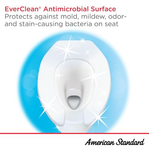 American Standard 5901100SS.020 Heavy-Duty Commercial Toilet Seat, White 2.13 in wide x 9.25 in tall x 17.88 in deep - Image 4