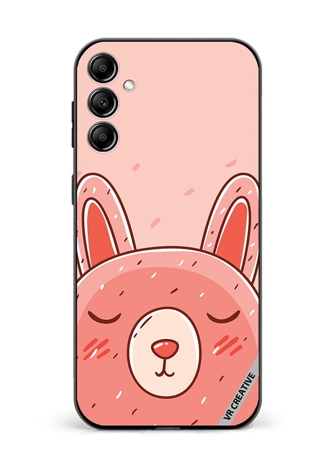 VR CREATIVE Protective Case Cover For Samsung Galaxy M14 Sleeping Rabbit Design Multicolour - Image 1