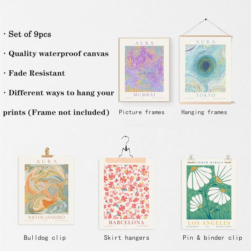 KBKBART Flower Market Poster Set - Image 2