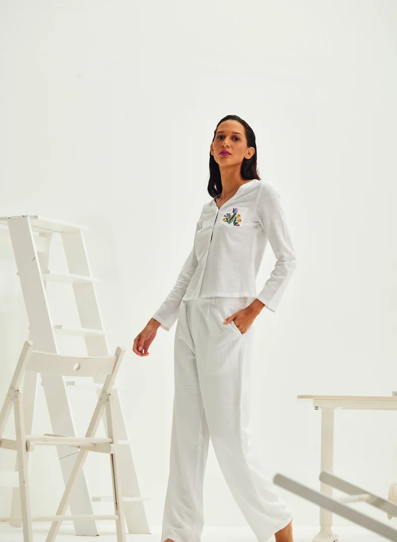 أشيتا فرنانديز Relaxed wide leg pants