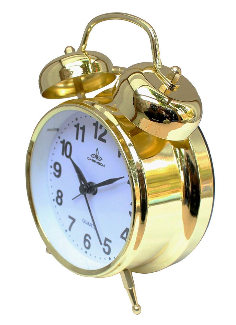 Lexazo Twin Bell Alarm Clock Dial Vintage Look with Night Led Display for Students Table Clock with Alarm Alarm Clocks for Bedroom - Image 2