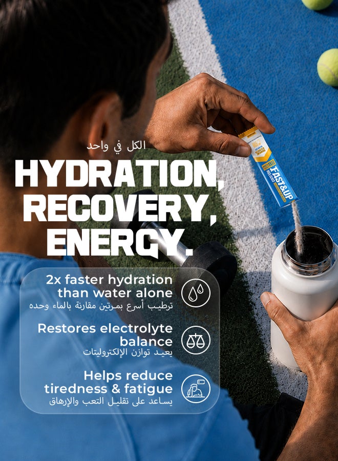 FAST&UP Reload - Zero Sugar Instant Hydration Sticks - Mango Samba Flavour - Image 3