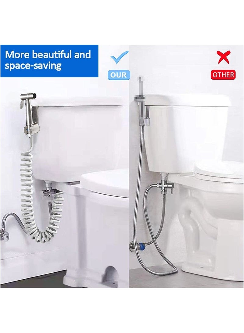 RATSAW Bidet Sprayer Handheld Bidet Sprayer Portable Travel Bidet Spray Kit Bathroom Hand Shower for Self Cleaning - Image 5