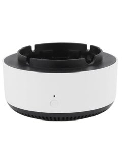 DIGI CORE Smart Ashtray Self Extinguishing, 2 in 1 Air Purifier Ashtray With Filter Multifunctional Smokeless Ashtray Portable Air Purifier Electronic Air Fresher Ash Holder For Home & Car White  - Image 1