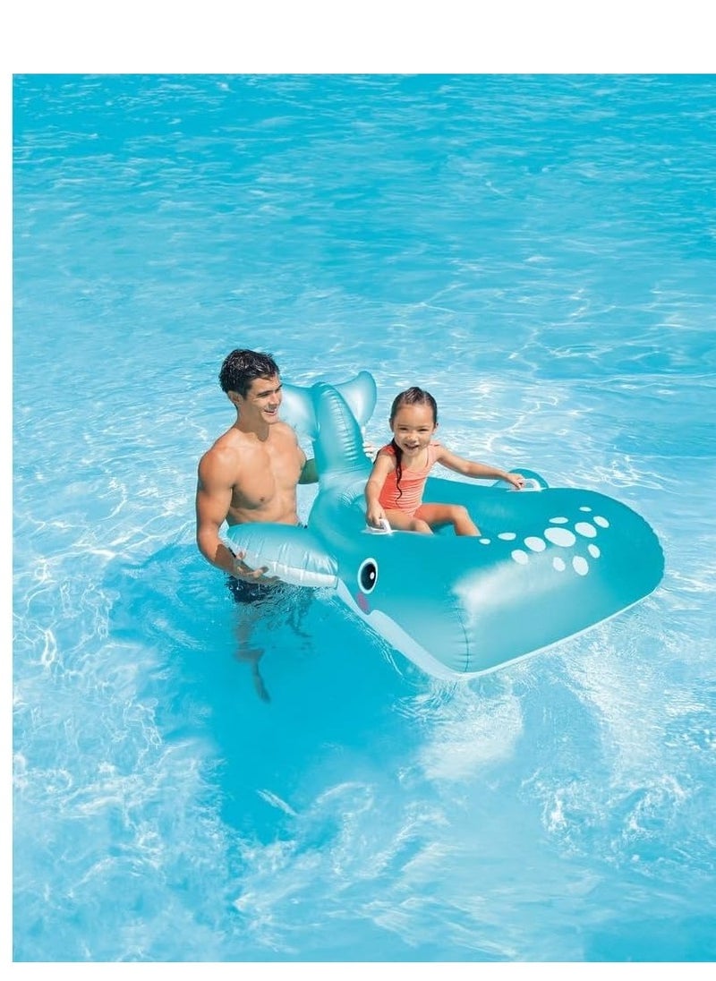 INTEX Blue Whale Ride On  - Image 5
