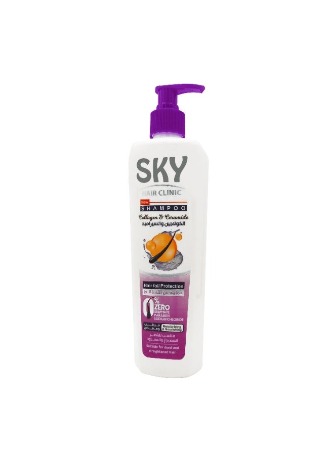 SKY Hair Clinic Shampoo With Collagen & Ceramide For Hair Fall 400ml - Image 1
