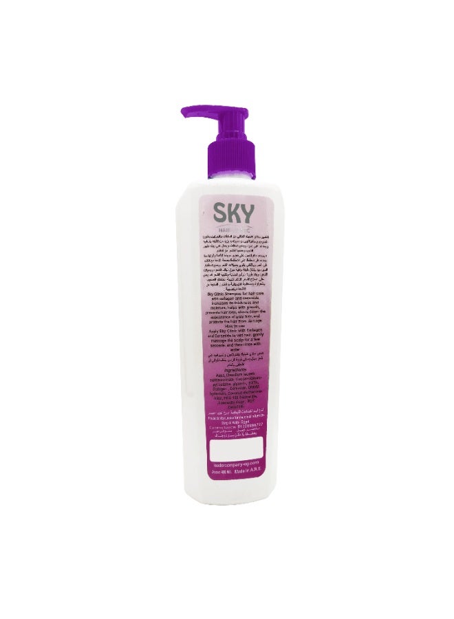 SKY Hair Clinic Shampoo With Collagen & Ceramide For Hair Fall 400ml - Image 4