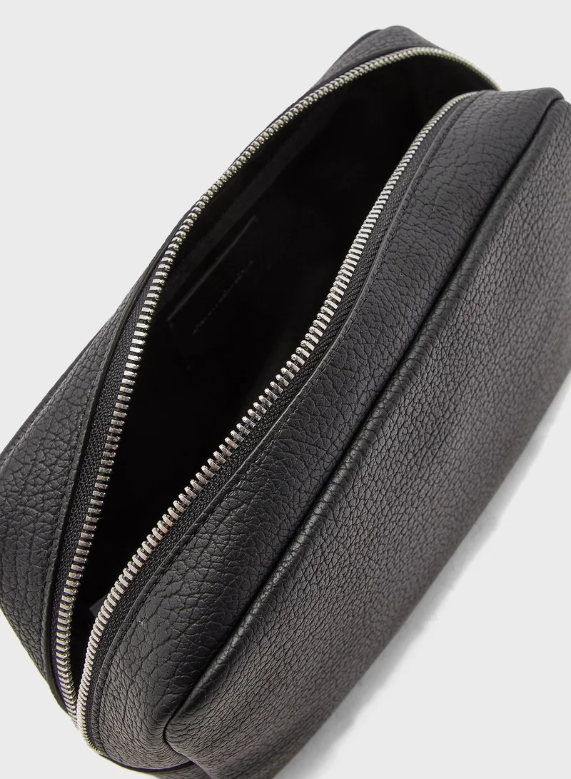 CALVIN KLEIN Zip Around With Loop Wash Bag