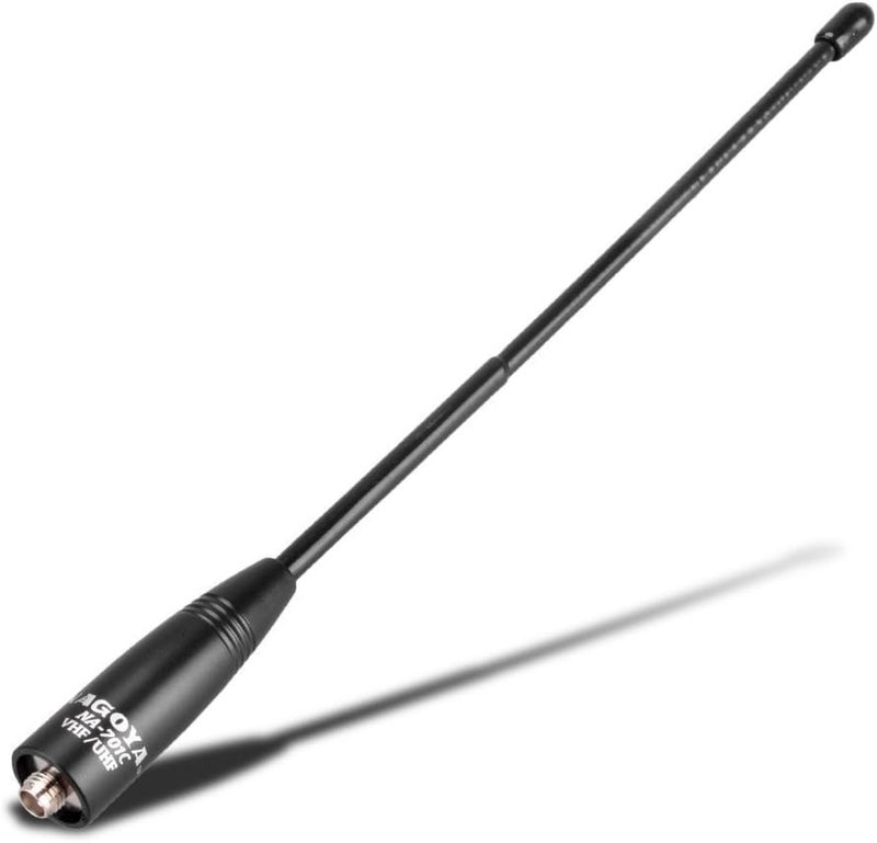 BTECH Authentic Genuine Nagoya NA-701C (Commercial Frequency Tuned) 8-Inch Whip VHF/UHF (155/455Mhz) Antenna SMA-Female for and BaoFeng Radios - Image 1