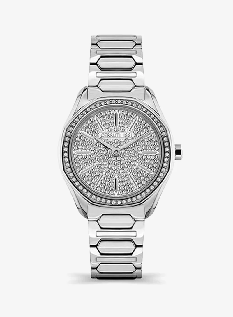 شيروتي 1881 Watch for women with stainless steel bracelet