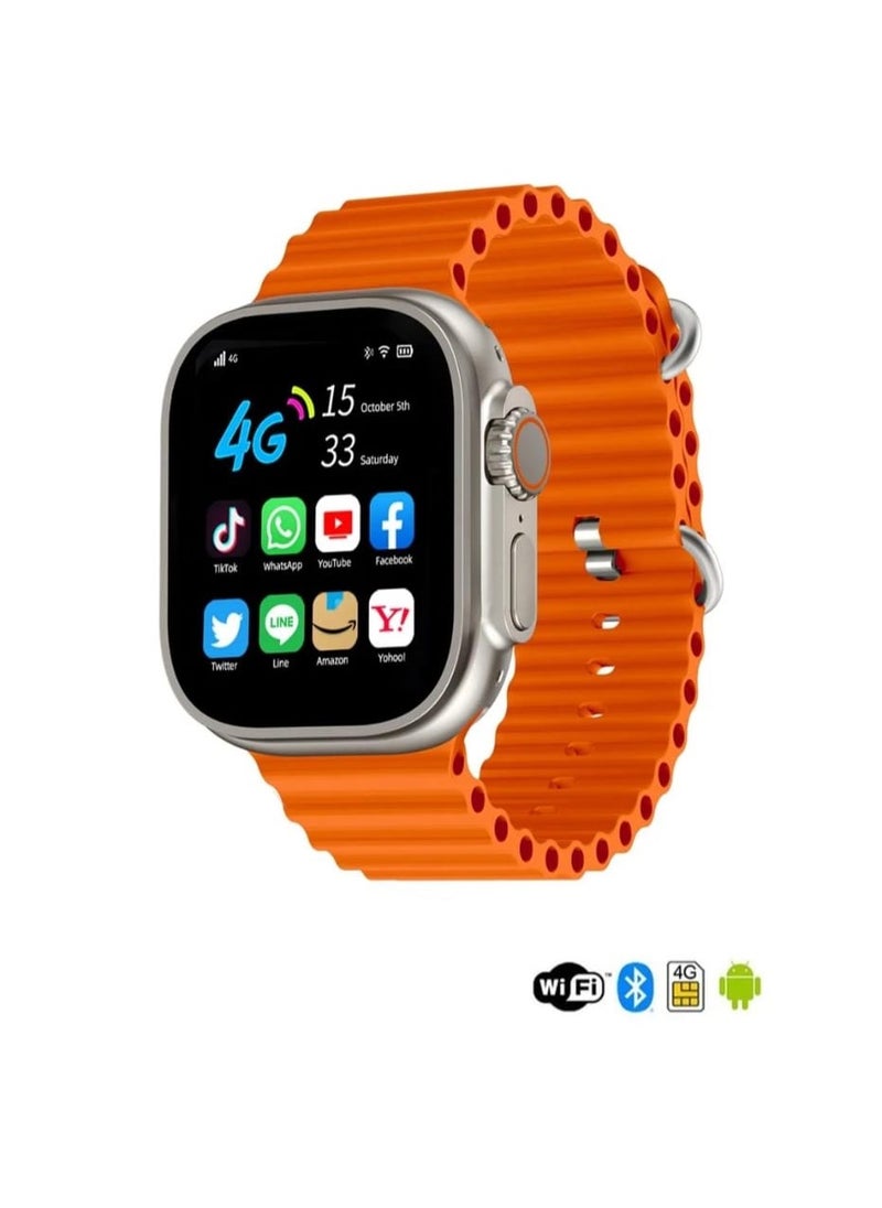S8 Ultra - "4G Smartwatch with 64GB Storage, HD Display, Fitness Tracker, Heart Rate Monitor, GPS & SIM Support" - Image 1