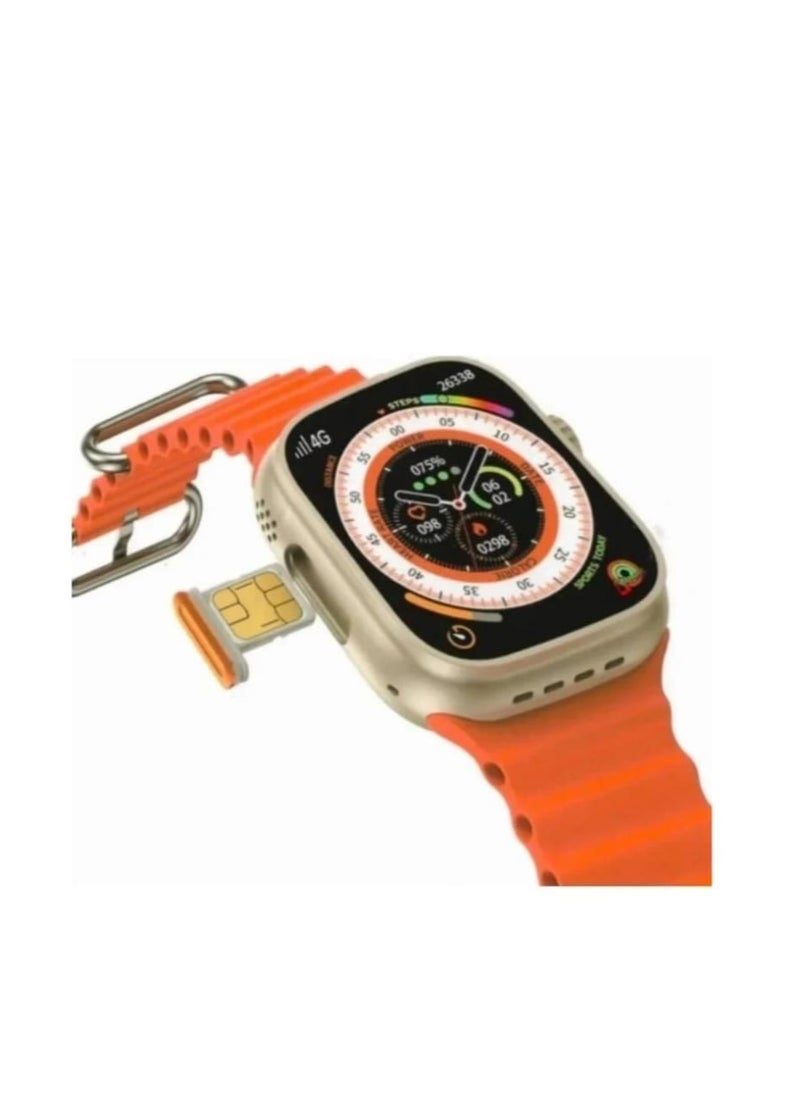 S8 Ultra - "4G Smartwatch with 64GB Storage, HD Display, Fitness Tracker, Heart Rate Monitor, GPS & SIM Support" - Image 1