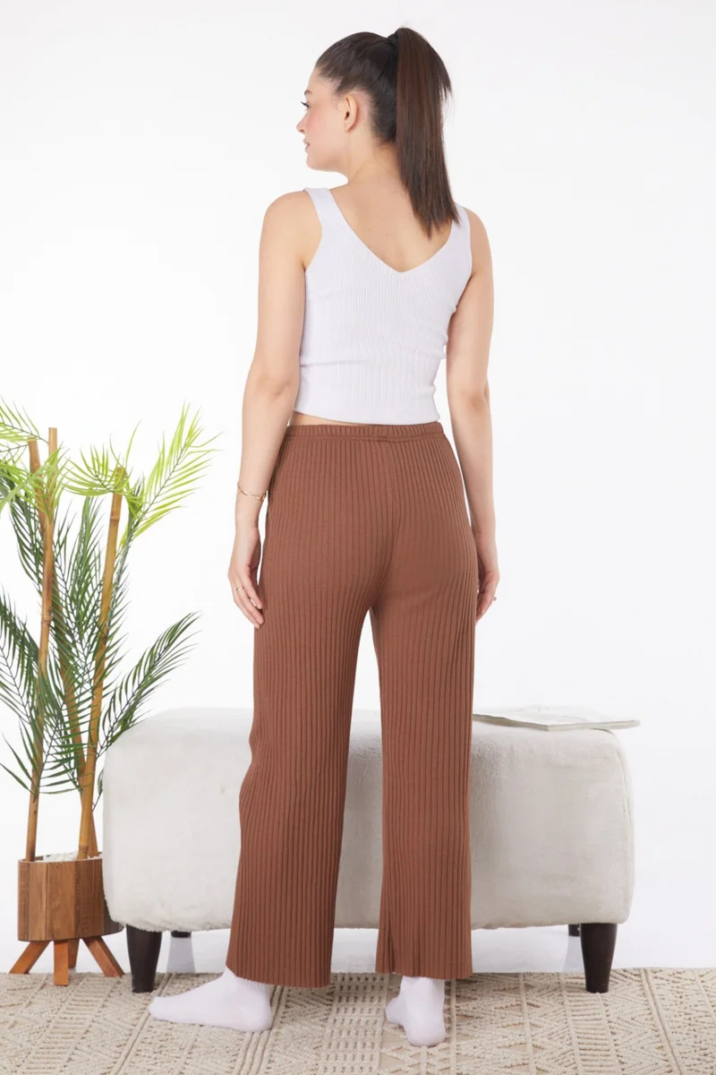 Tofisa Plain Medium Women's Tan Pajama Bottom - 25855
