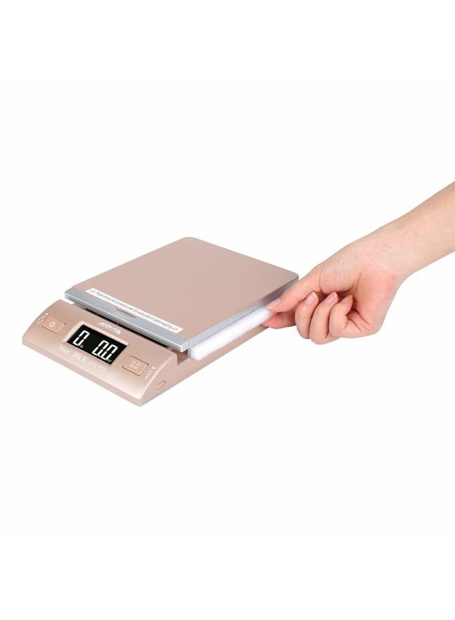 Accuteck Gold 86Lbs Digital Shipping Postal Scale with Batteries and AC Adapter - Image 5