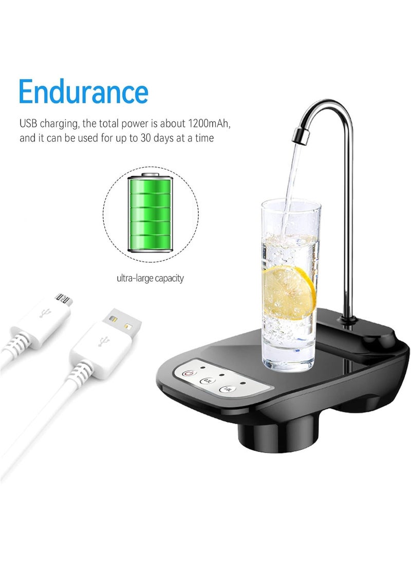Drinking Water Dispenser Pump, Electric Water Dispenser Pump, Automatic Drinking Jug Dispenser for 5 Gallon Bottle, Portable Water Jug Dispenser for Camping, Home, Kitchen, Office - Image 4
