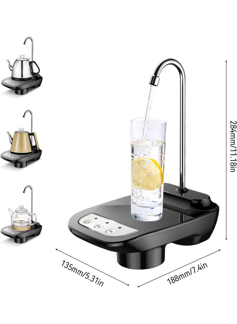 Drinking Water Dispenser Pump, Electric Water Dispenser Pump, Automatic Drinking Jug Dispenser for 5 Gallon Bottle, Portable Water Jug Dispenser for Camping, Home, Kitchen, Office - Image 2