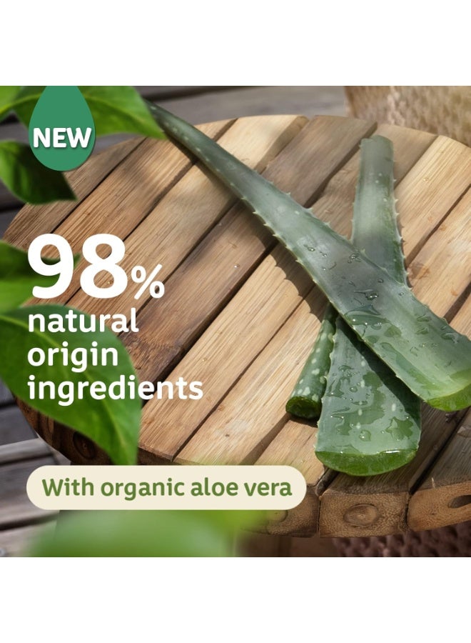 Johnson's Naturally Sensitive Head To Toe Wash With Organic Aloe Vera 395 ML - Image 3