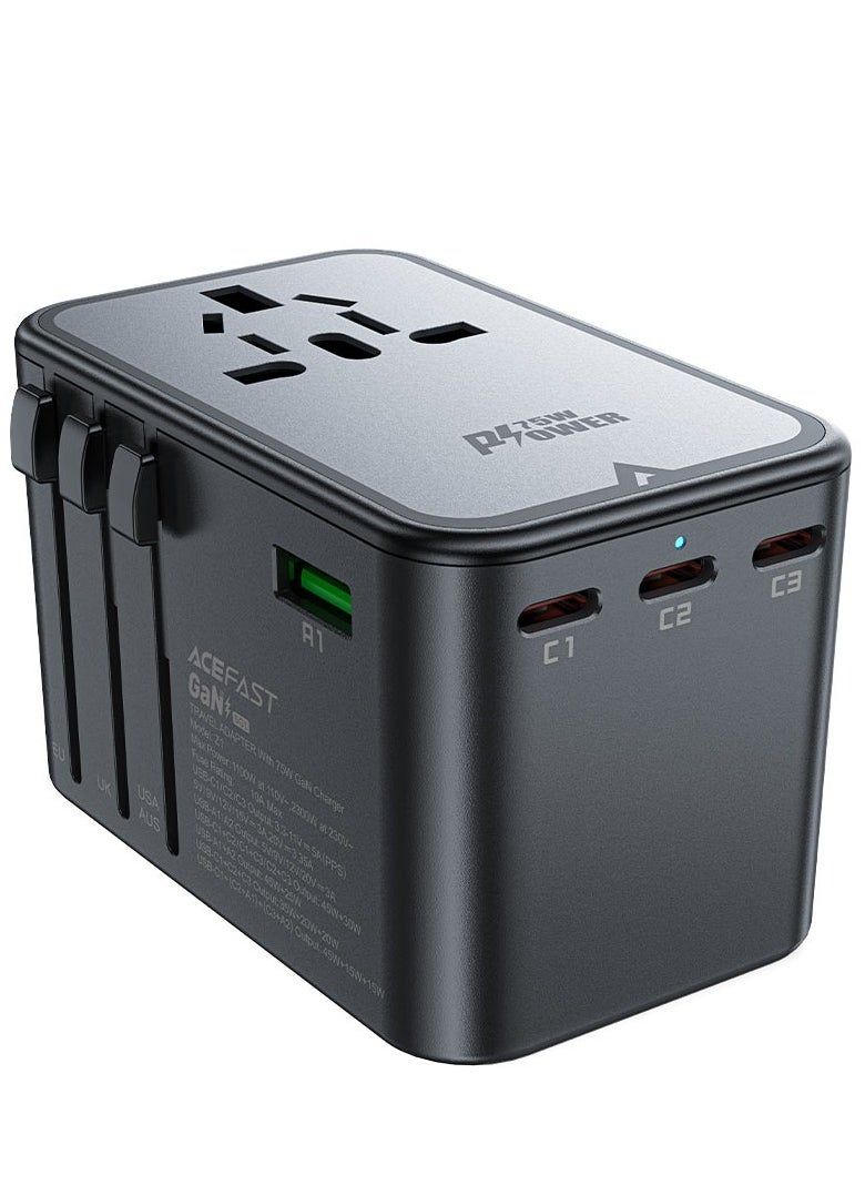 ACEFAST Charging Adapter Z1 2300W + PD75W GaN (3xUSB-C+2xUSB-A)  - Image 1