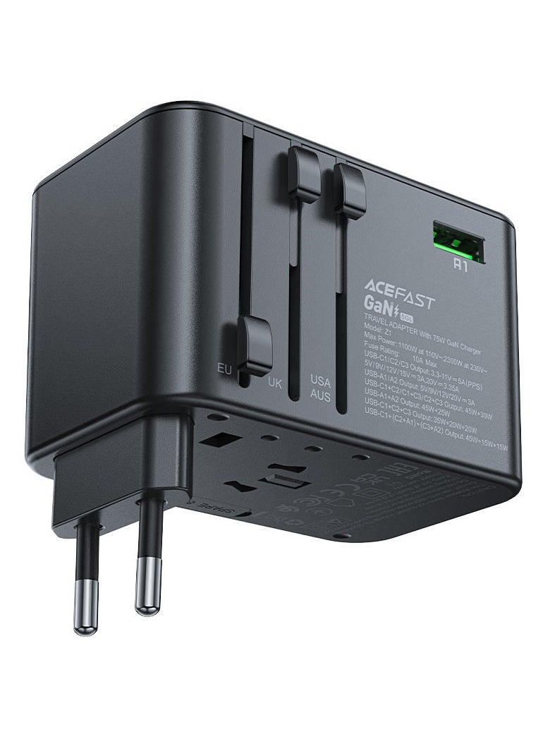 ACEFAST Charging Adapter Z1 2300W + PD75W GaN (3xUSB-C+2xUSB-A)  - Image 5
