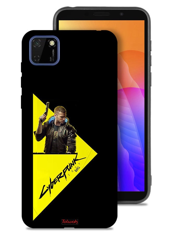 Tolwak Huawei Y5p Protective Case Cover Cyberpunk 2077  - Image 1