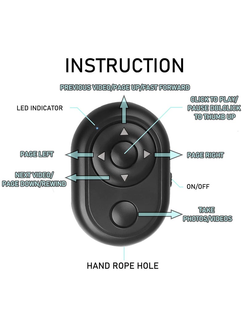 KASTWAVE Cell phone Bluetooth scroll controller phone page turner for Tiktok wireless remote camera shutter - Image 3