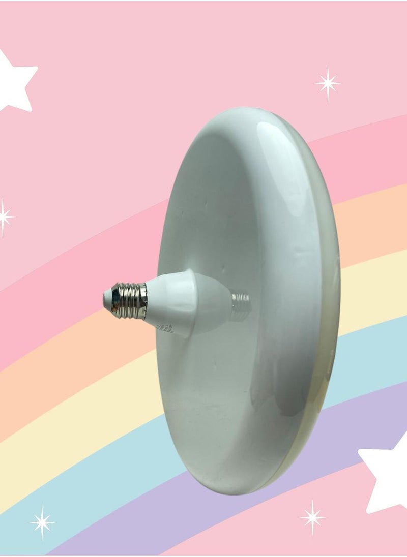 SIRAGE - 40W LED bulb with a circular dowel, easy to install, white light(40W LED Spaceship Bulb) - Image 1