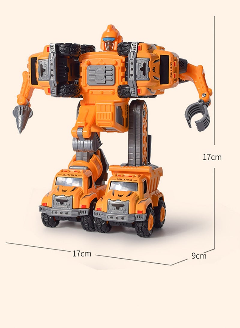 Children'S Assembly And Deformation Toy Car Educational Five-In-One Toy (Engineering Vehicle) - Image 3