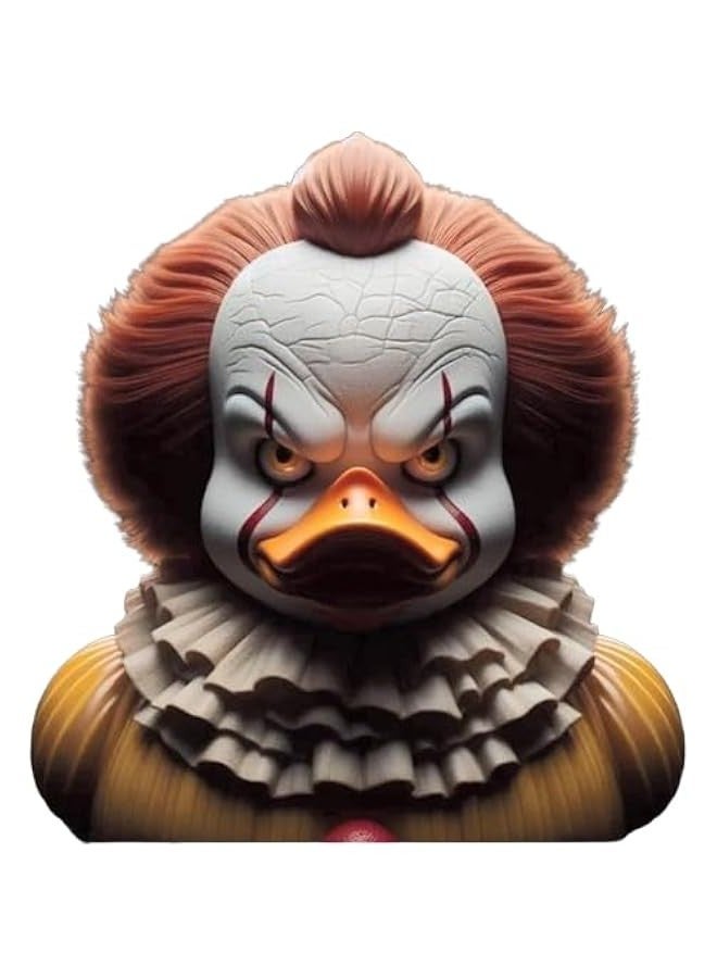 Classic Horror Movie Character Duck,3D  Horror Movie Ducks,Handmade Horror Figures  Duck,for Spooky  Home Desk Car Ornaments Car Décor Accessories (I) - Image 1