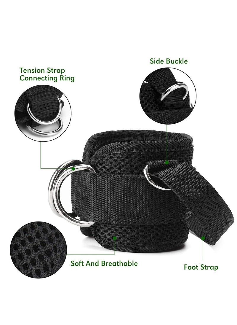 Oasisgalore 1 Pair Ankle Straps, Ankle Cuffs, Workout Ankle Belt for Kickback, Glute Workout, Leg Extension  - Image 2