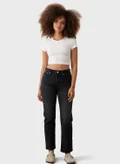 امريكان ايجل High Rise Straight Fit Jeans
