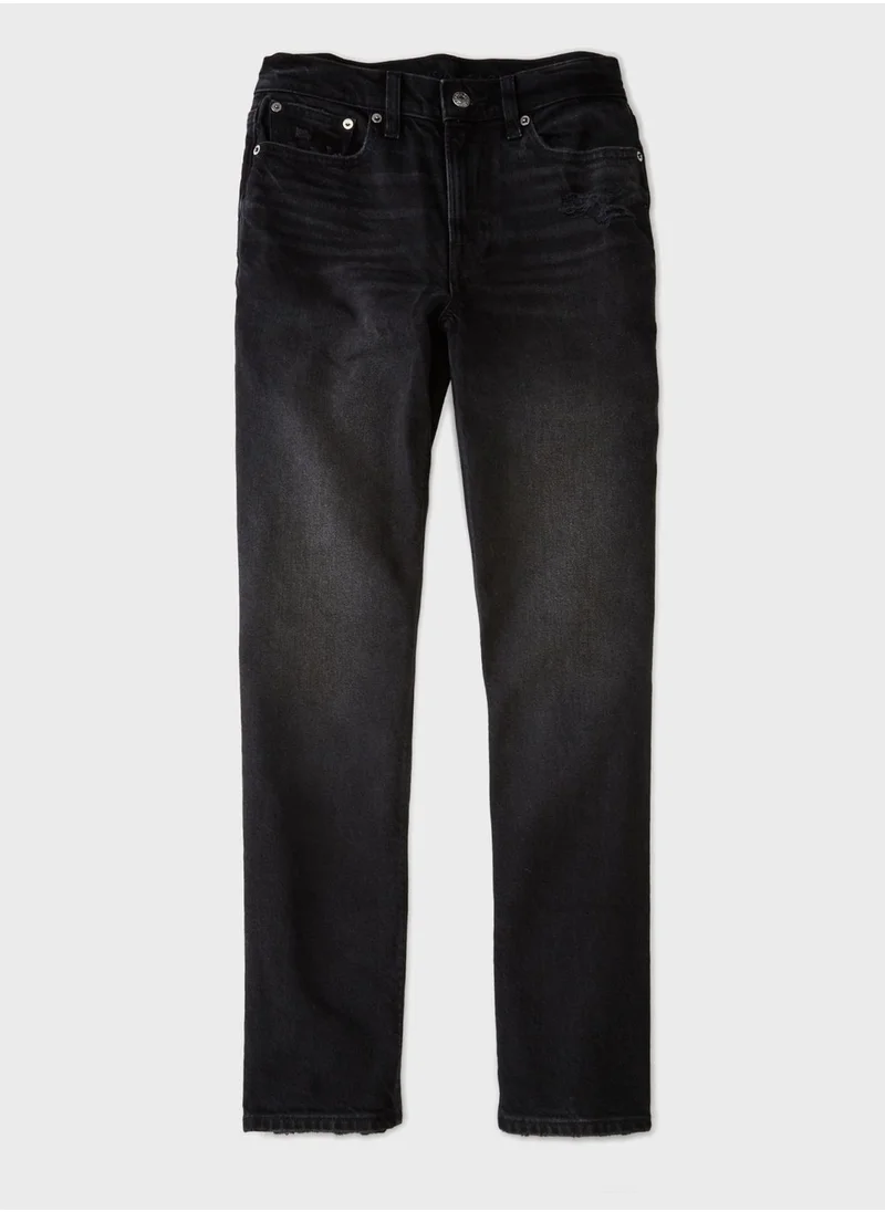 امريكان ايجل High Rise Straight Fit Jeans
