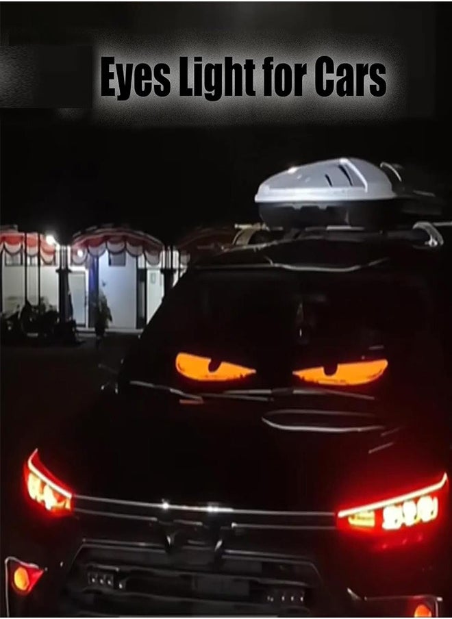 RATSAW Dynamic Eyes Light for Cars Programmable Flexible Ultra Thin Window Screen LED Display for Car Remote and APP Control  - Image 3