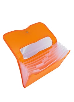Deli Expanding File A4 7 Pockets Orange  - Image 3
