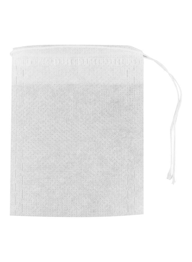 NIBEMINENT 100-Piece Teabags Filter White 5x7x0.5centimeter - Image 1