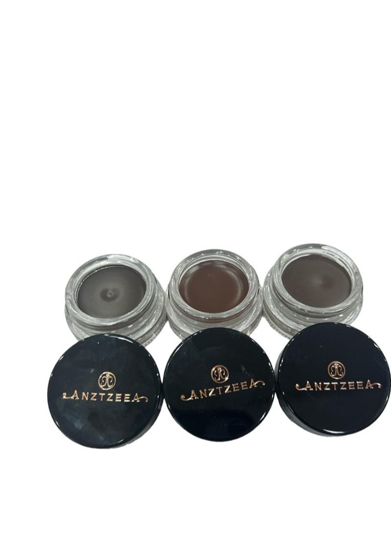 A set of eyebrow gels consisting of 3 Anastasia colors