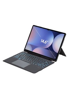 QPHWHFQ 【English】Detachable Magic Keyboard Case for 14.6 inch Samsung Galaxy Tab S10 Ultra/S9 Ultra/S8 Ultra, Magnetic Bluetooth Keyboard Case Samsung Tab with Stand, Multi-Touch Trackpad, 7-Color Backlight  - Image 1