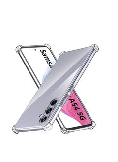 Generic Clear Case Cover for Samsung Galaxy A54 5G 6.4 inch, Soft Ultra Slim Fit Shockproof Crystal TPU Protective Bumper Skin Cover for Samsung Galaxy A54 2023  - Image 1