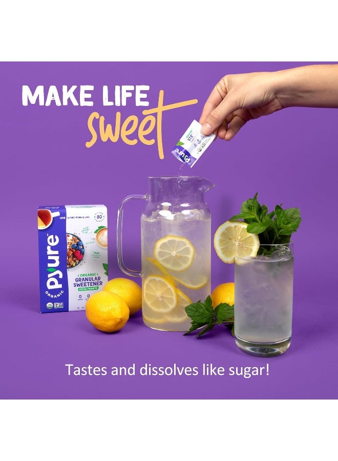 Pyure Organic Granular Stevia Sweetener Packets - Image 3
